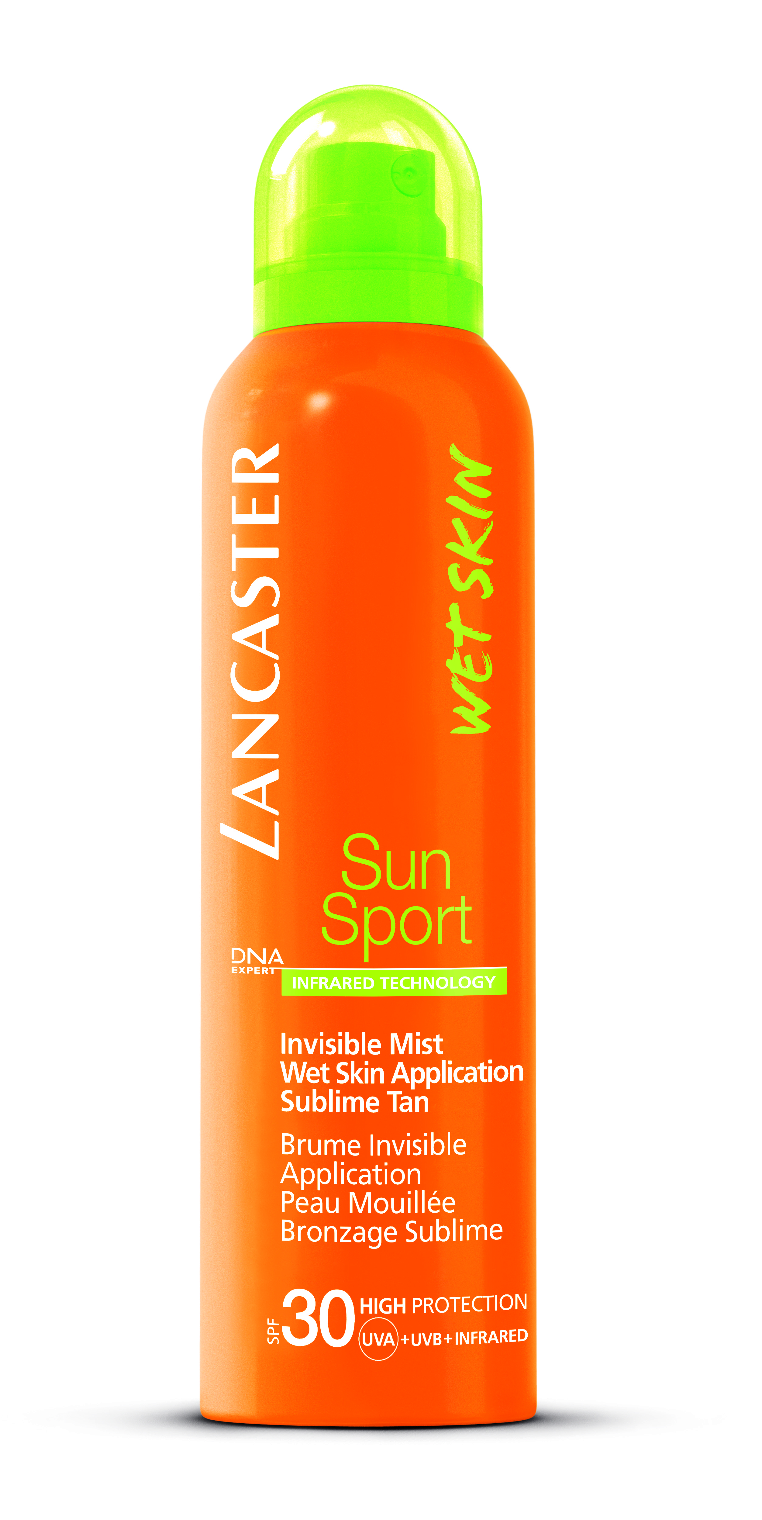 LANCASTER_WET SKIN APPLICATION_SUN SPORT_INVISIBLE MIST WET SKIN APPLICATION SUBLIME TAN_FOR THE BODY_SPF30_125ML