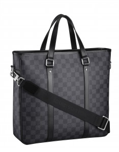 Tadao PM en toile Damier Graphite.