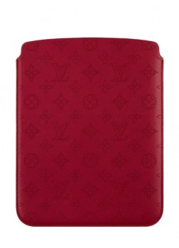 Etui iPad Rouge Souple Mono