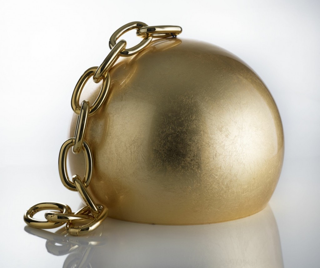 QS_0382_1. LaLampada foglia oro catena dorata - Cópia